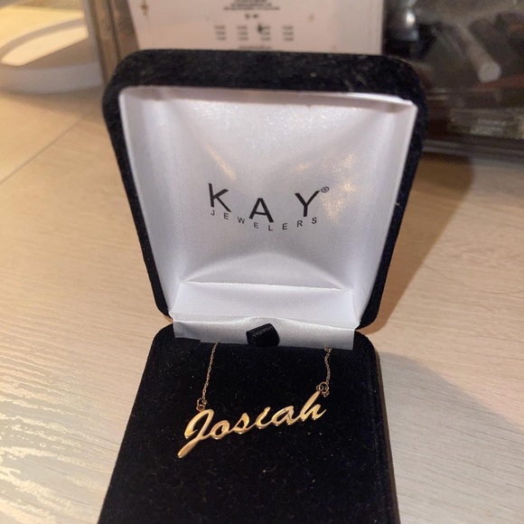 10k gold name necklace - Picture 2 of 4
